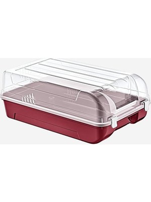 CetKing Erkek Ayakkabı Kutusu TRN-205 Carmen Kırmızı