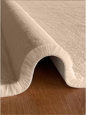 PremiumPort Yıkanabilir Kaymaz Banyo Halısı Çiftli Set Sütlü Kahve 60X100 ve 50X60 cm