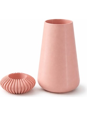 Özgürce Şık Yavru Ağzı Vazo ve Mumluk Seti, Modern Dekorasyon Için Ikili Tasarım