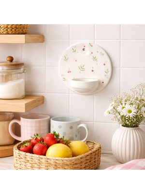 Özgürce Şık Seramik Duvar Şamdan, Modern ve Zarif Dekorasyon Aksesuarı