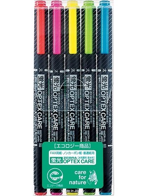 Lidyahan Store Optex Care Wkcr1-5 C Floarasan Marker (10-Color Set)