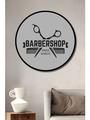 Özgürce Ahşap Yuvarlak Dekoratif Duvar Tablosu, Şık ve Modern Tasarım