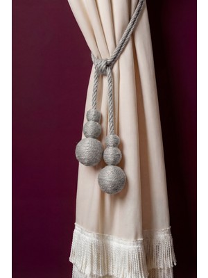 Özgürce Şık Dekoratif Perde Bağlama Kol Tutucu, Modern ve Şık Tasarım