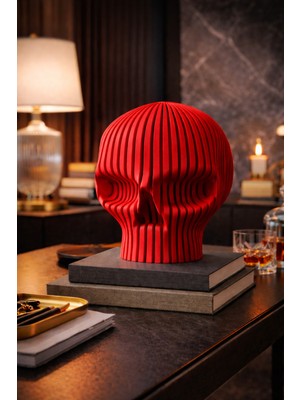 Özgürce Şık Çok Renkli Modern Kafatası Biblo, Masaüstü ve Ev Dekorasyonu