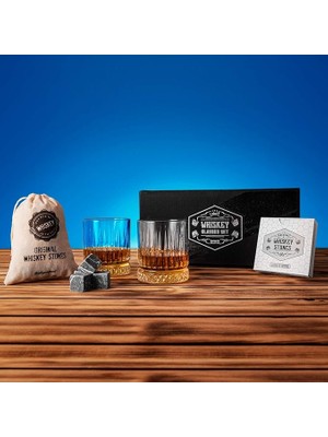 Lidyahan Store Premium Kutulu Glasgow 2'li Viski Kadeh Seti
