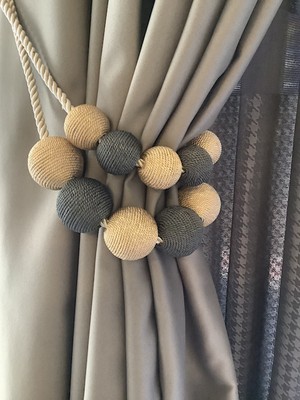 Özgürce Şeffaf Yan Bağlama, Broçöl Perde Aksesuarı, Sağlam ve Kolay Kullanım