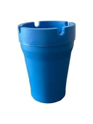 Lidyahan Store Iç Hazneli Masaüstü Küllük (2 Adet) (Mavi)