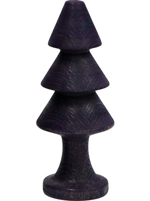 Özgürce Doğal Masif Ahşap Dekoratif Obje, Lacivert Çam Ağacı, 14X8 cm