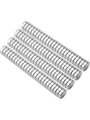 CetKing – 100 Adet Yuvarlak Mini Mıknatıslar, 5 x 1 Mm, Saklama Kutulu, Nadir Toprak Ndfeb Kalıcı Mıknatıslar, Kendin Yap, Ofis, Duvar Panosu, Beyaz Tahta ve Buzdolabı Için