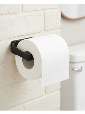 Özgürce Şık Siyah Duvara Monte Peçetelik, Modern Banyo Dekoru