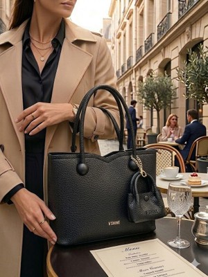Victoria Shine Şık Minik Cüzdan Detaylı El ve Omuz Çantası - Model 3124