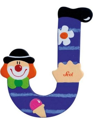 Nessi World Palyanço Ahşap Harf J