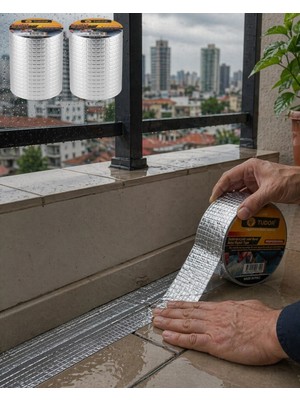 Calperia 2 Li Set Çok Amaçlı Tamir Bandı Çatı Pvc Boru Izolasyon Bandı
