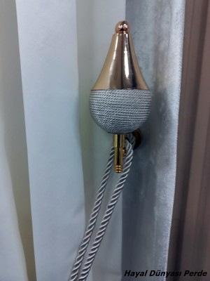 Özgürce Şık ve Fonksiyonel Dekoratif Perde Bağlama Duvar Aparatı
