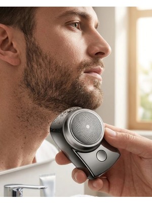Calperia USB Mini Tıraş Makinesi Şarjlı Taşınabilir Sıfır Sakal Makinesi Ipx6