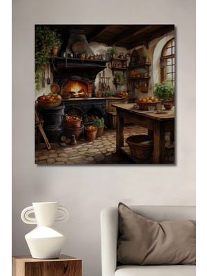 Özgürce Sulu Boya Görünümlü Ahşap Dekoratif Ev ve Ofis Tablosu