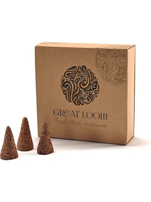 CetKing Loom - Doğal Palo Santo Konik Tütsü - Meditasyon Tütsü Seti - 3 Adet