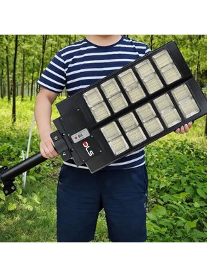 Lidyahan Store 1000W Güneş Enerjili Solar Sokak Lambası Hareket Sensörlü Profesyonel LED Bahçe Aydınlatması