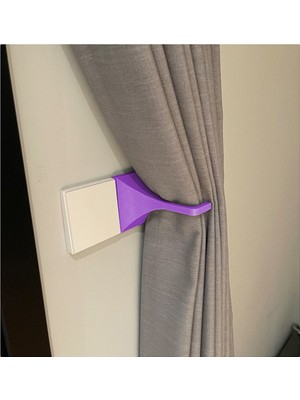 Özgürce Modern Perde Tutacağı Fon Askısı, 2'li Takım, Çeşitli Renk Seçenekleri