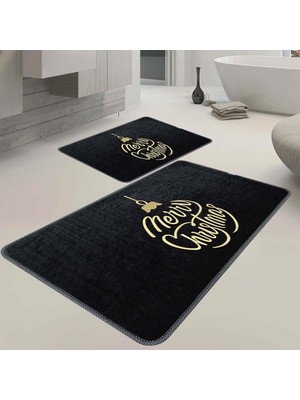 PremiumPort Yumuşak ve Şık 2'li Banyo Paspas Takımı, 50X80 Cm, Konfor ve Tarz Sunar
