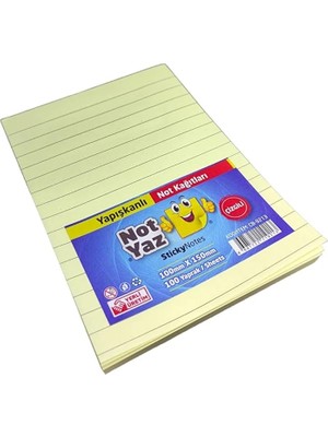 Lidyahan Store Bloknot 150 * 100MM Çizgili 80 Yapraklı