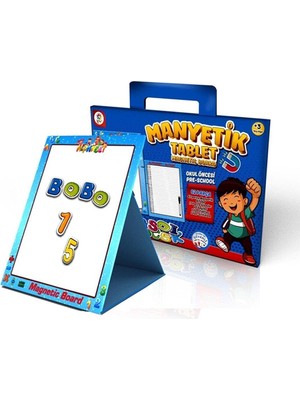Manyetik Tablet Yazı Tahtası Mavi