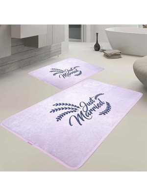 PremiumPort Iki Parça Banyo Paspas Takımı, 60X100 Cm, Şık ve Fonksiyonel Kullanım