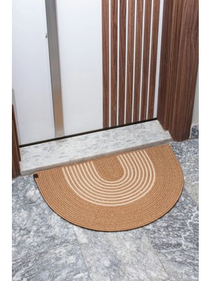 Comfort Craft Bohem Dekoratif Dış Kapı Paspası - Leke Tutmaz Hasır Görünümlü Hoşgeldin Paspası