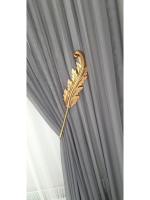 Özgürce Fon Perde Toplayıcı Altın Yaprak Renso – Şık ve Pratik Tasarım