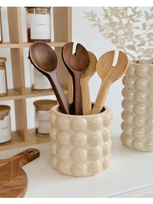 13CM Bubble Seramik Vazo