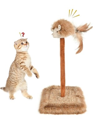 Sesli Oyuncaklı Kedi Tırmalama Tahtası