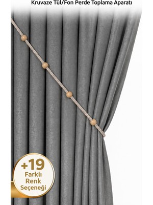 Özgürce Fon Tül Perde Bağlama Aparatı, 300CM, Dekoratif ve Şık Tasarım