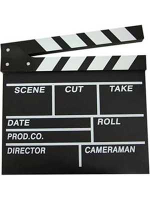 Özgürce Film Klaketi, Video Çekim Aksesuarı, Fotoğraf ve Sinema Dekoru