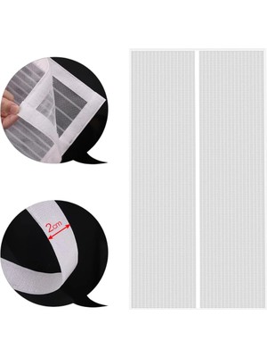 Pileli Store Kapı Sineklik Mıknatıslı