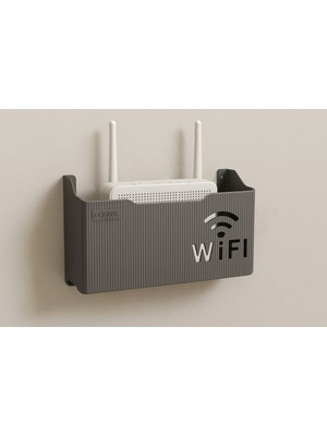 Özgürce Beyaz Pleksi Wifi ve Sigorta Saklama Kutusu, Duvara Asılabilir 25X15X6 cm