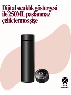 Ronanna Uzun Süre Isı Koruma Sağlayan Dijital Göstergeli Termos