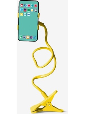 Sarı Renk Akrobat Telefon Tutucu Oynar Başlıklı