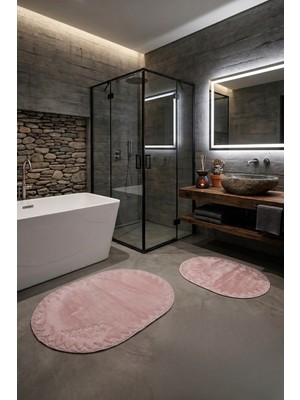 PremiumPort Şık ve Yumuşak Banyo Paspası Takımı, Konfor ve Estetik Birlikte