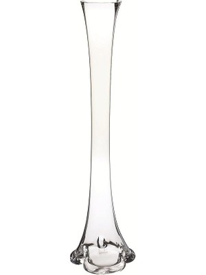 Ayağı Vazo Cam Vazo 80CM Ince Belli Vazo