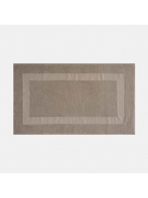 PremiumPort Yumuşak ve Şık Pamuk Banyo Paspası 60X100 cm Bej Renk