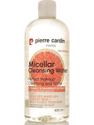 Cardin Gently Cleansing Micellar Water With Pink Grapefruit & Vitamin C - Makyaj Temizleme Suyu 400 ml