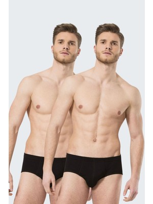 Türen Erkek Ribana Kom Slip 2'li Paket 155/SIYAH