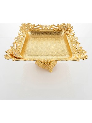 Ceyyiz Gold Kristal Taşlı Çikolatalık Meyvelik LKM-159