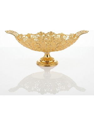 Ceyyiz Gold Kristal Taşlı Ayaklı Gondol Çikolatalık LKM-440