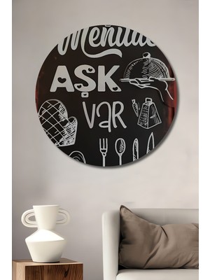 Özgürce Şık Yuvarlak Ahşap Tablo, Mutfak Dekoru ve Huzur Verici Atmosfer