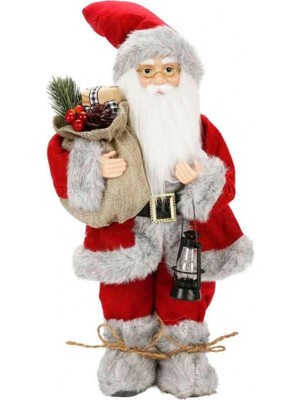 Nessi World Gri Kürklü Dekoratif Biblo 41 cm