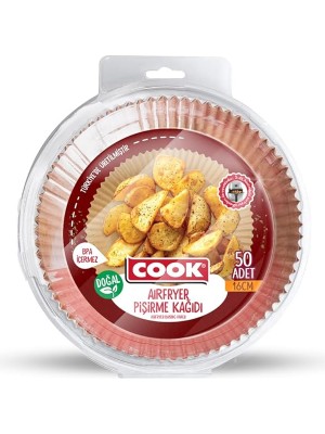Airfryer Pişirme Kağıdı, Standart Boy, 16 Cm, 50 Adet