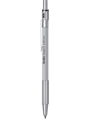 Office Graphx Mekanik Kurşun Kalem Kurşun Gri 2 mm