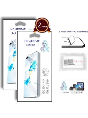 Omix X200 Nano Ekran Koruyucu 2 Adet Ultra Ince Esnek Hd Şeffaf