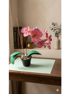 Sanatçı Yuvası Kadın Kooperatifi Pembe Orkide Çiçeği